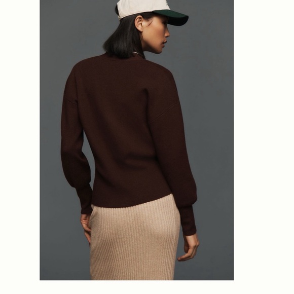 NWT Anthropologie Pilcro Slim Ribbed V-Neck Cardigan Sweater 2X - Picture 3 of 15